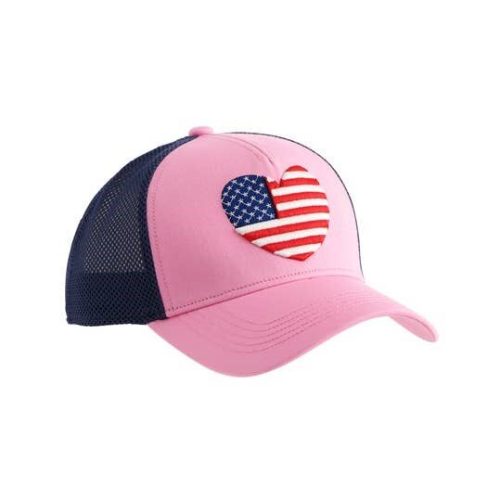 Heart Flag Trucker Hat, Lake Havasu Gifts