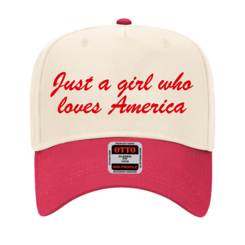 Just a Girl Who Loves America Hat, Lake Havasu Gifts