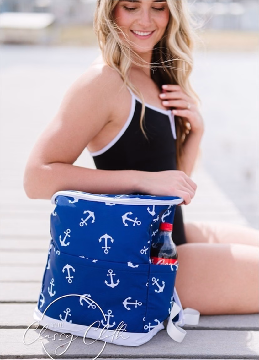 Cooler Backpack - Anchors Away, Lake Havasu Gifts
