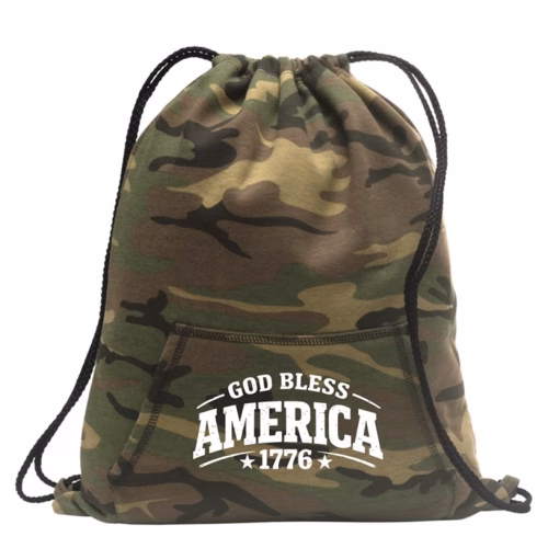 God Bless America Sweatshirt Drawstring Bag, Lake Havasu Gifts