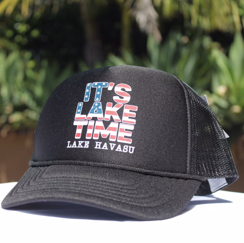 It's Lake Time Lake Havasu Trucker Hat, Lake Havasu Gifts