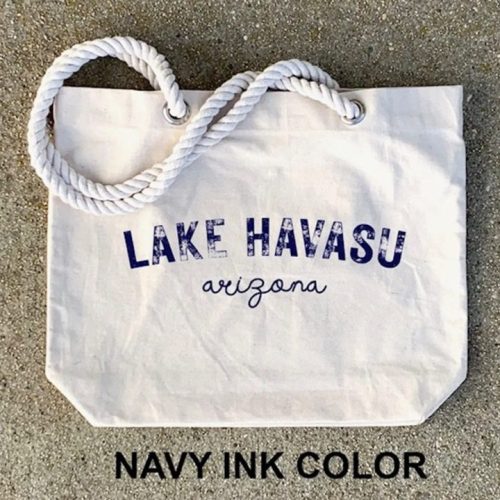 Lake Havasu Tote Bag with Rope Handles, Lake Havasu Gifts