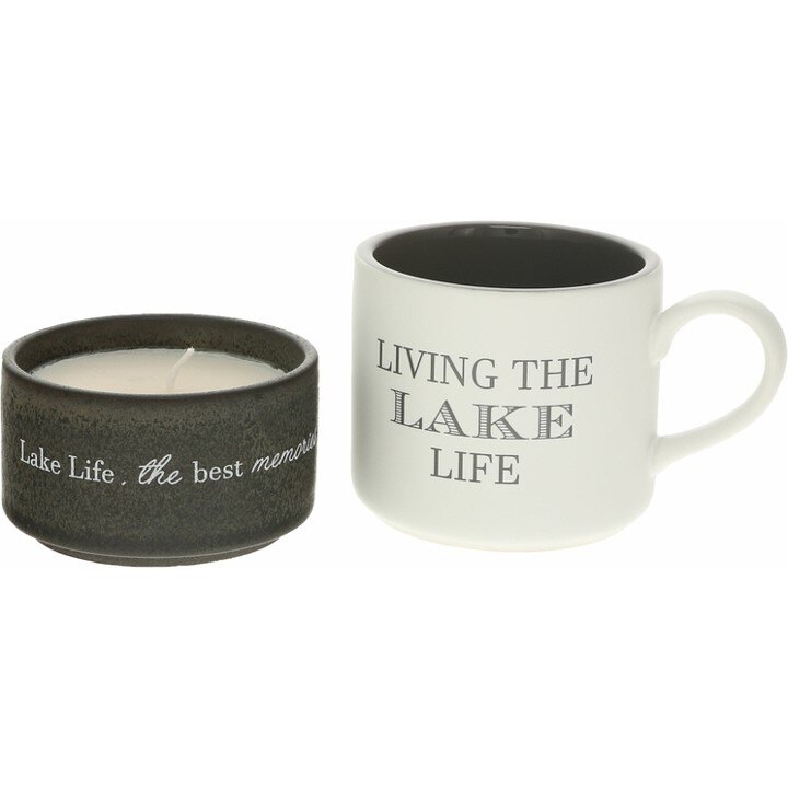 Lake - Stacking Mug & Candle Set, Lake Havasu Gifts