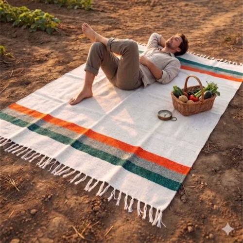 Mexican Yoga Blanket Throw - Sea Breeze, Lake Havasu Gifts