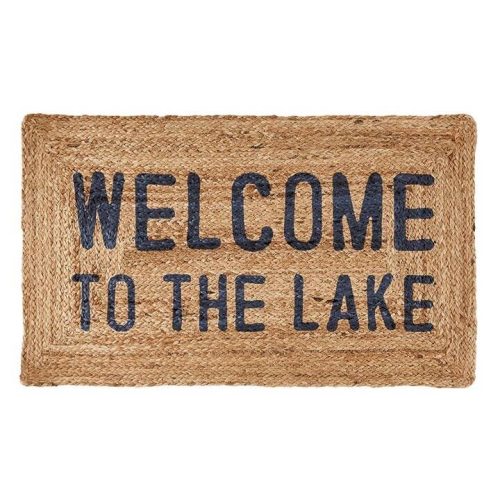 Welcome To the Lake Jute Doormat, Lake Havasu Gifts