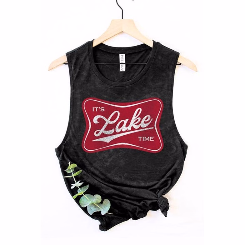 s Lake Time Graphic Tank Top, Lake Havasu Gift