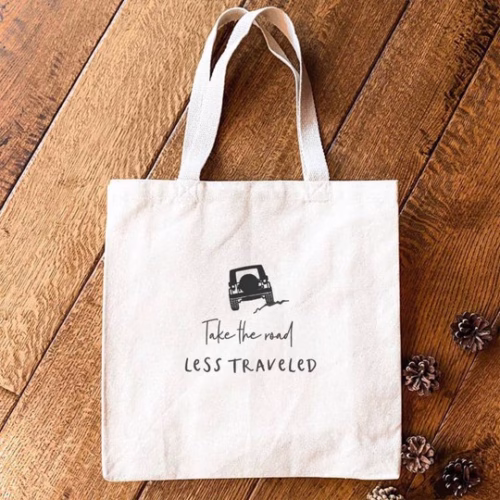Jeep Road Less Traveled - Canvas Tote Bag, Lake Havasu Gifts